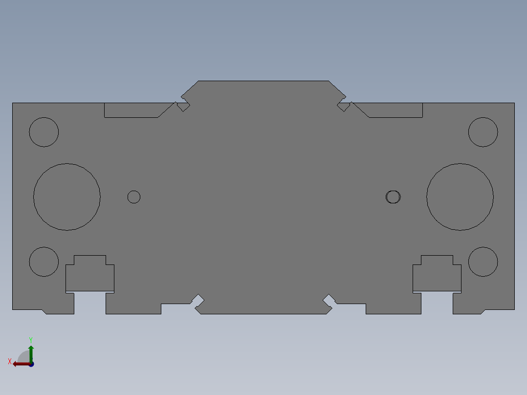 三轴气缸 TCL TCM(φ100)系列16款后视图