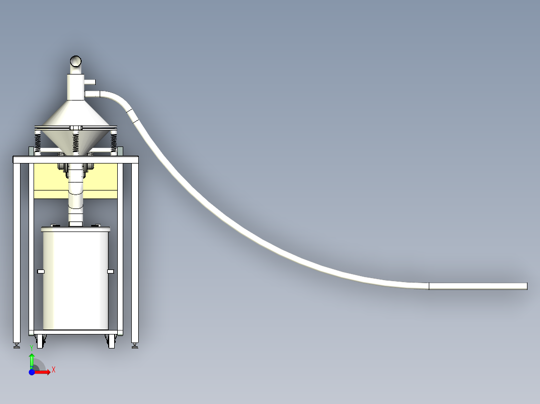 移动式胶液泵入设备设计前视图