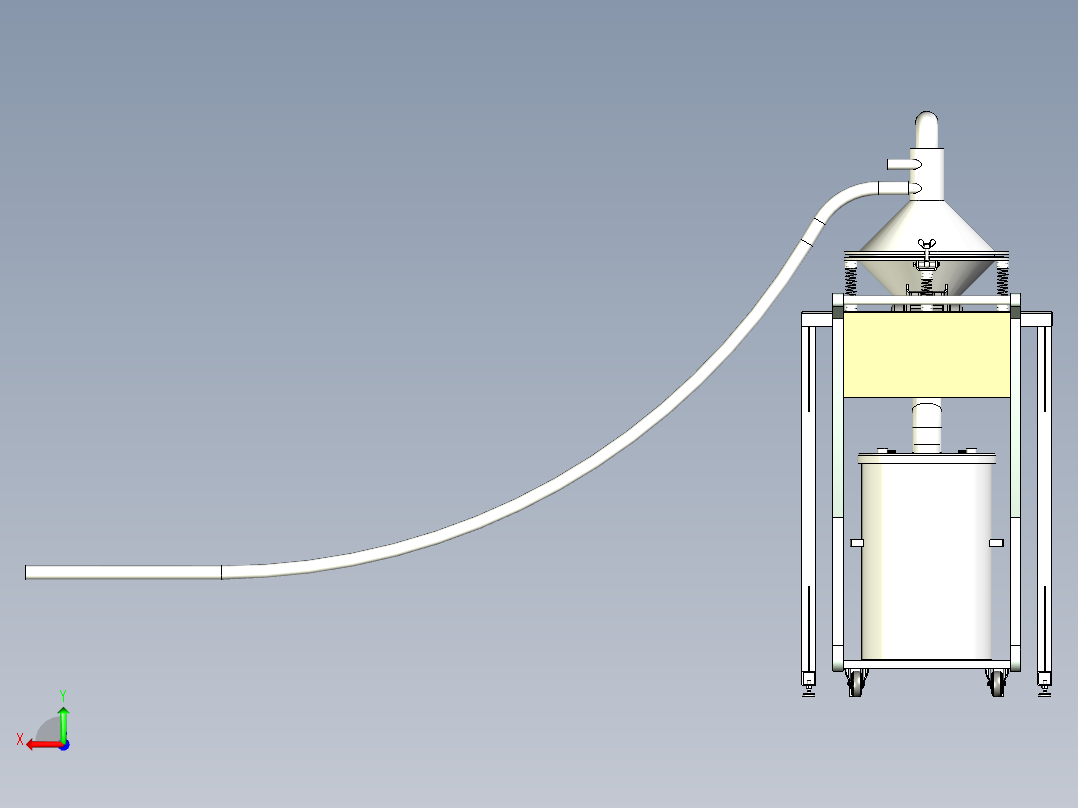 移动式胶液泵入设备设计后视图