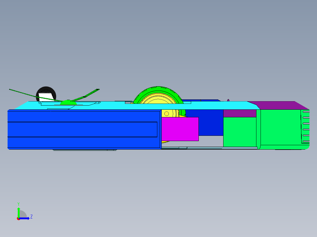 吸尘器(20)左视图