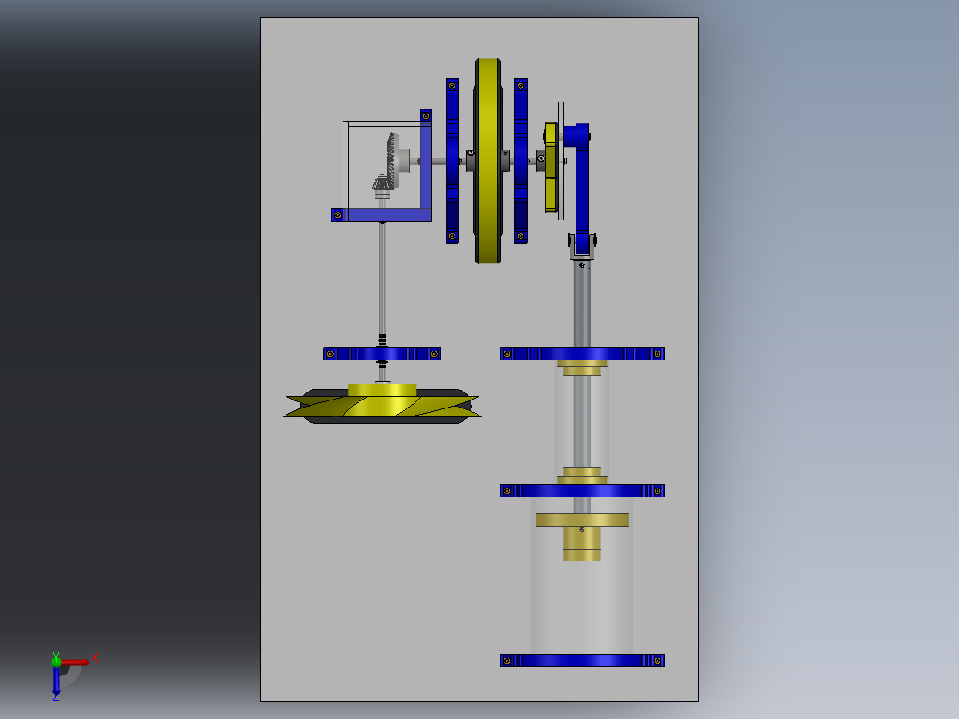 A2004566-曲柄机构俯视图