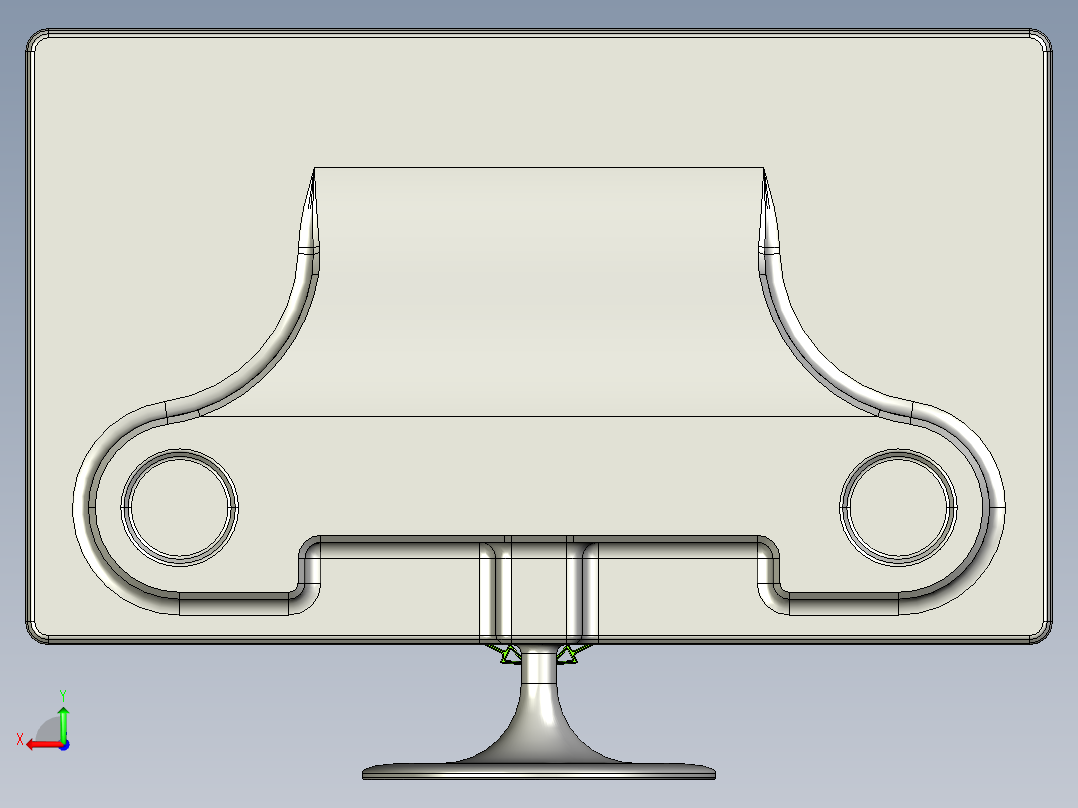 显示器、显示屏(22)后视图