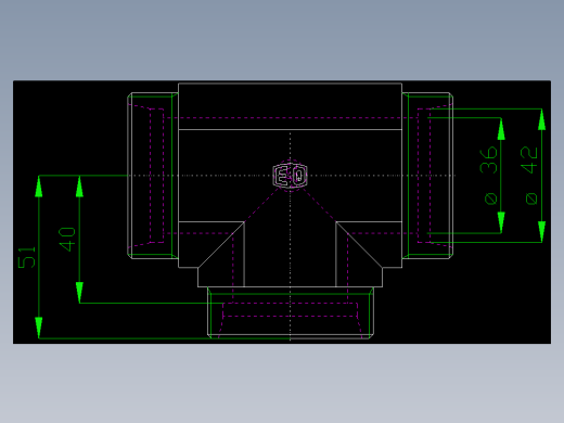 PARKER管接头EO Union tee T42LCFX_front