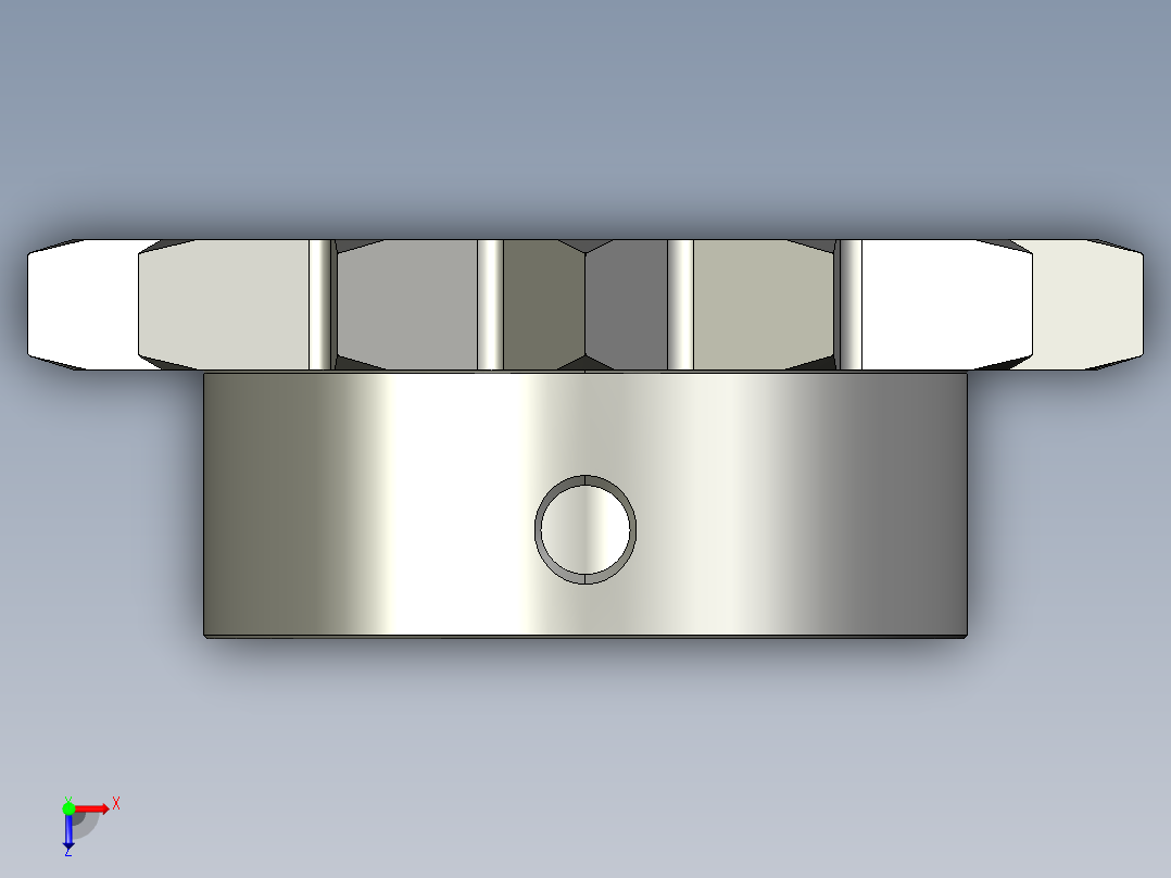 链轮SP40B14-N-15俯视图