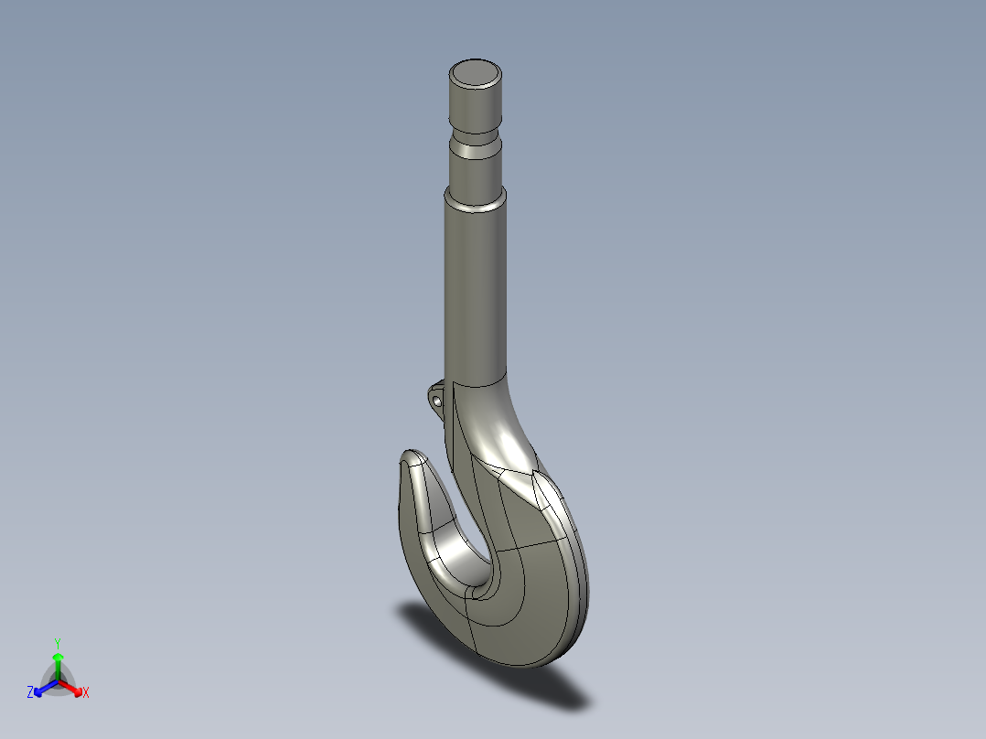 G882-5t叼钩正等轴测图