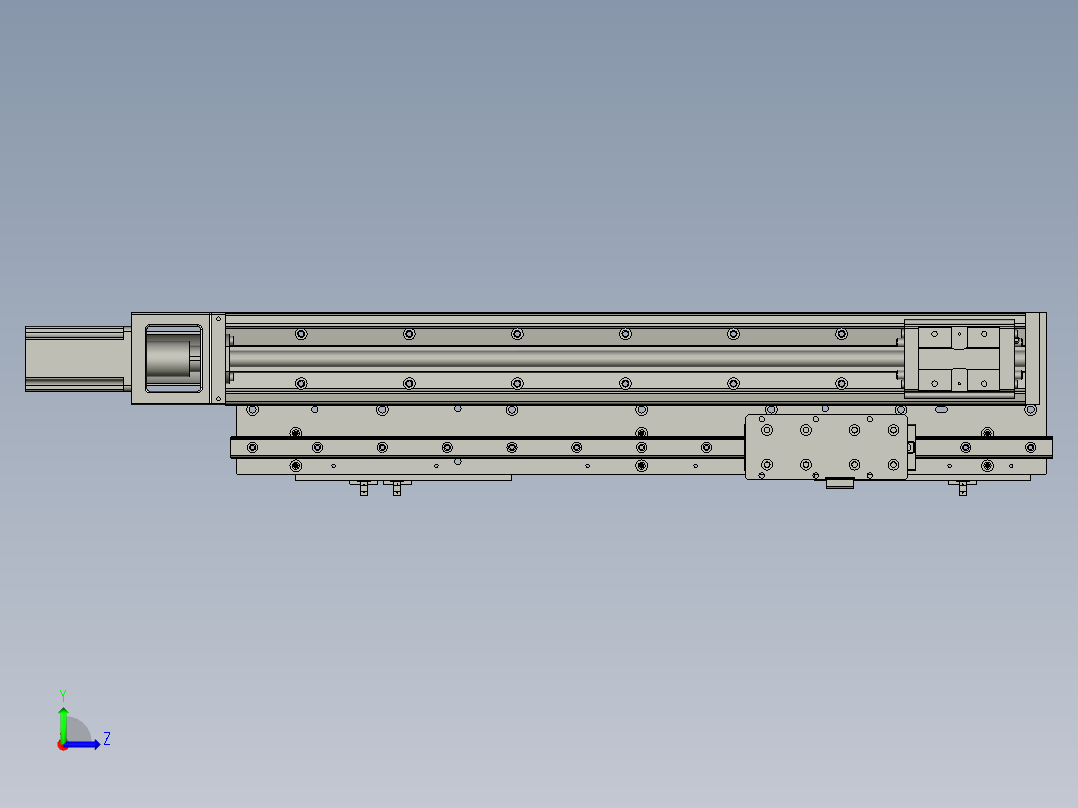 F01AE00021-D30400横移机构左视图