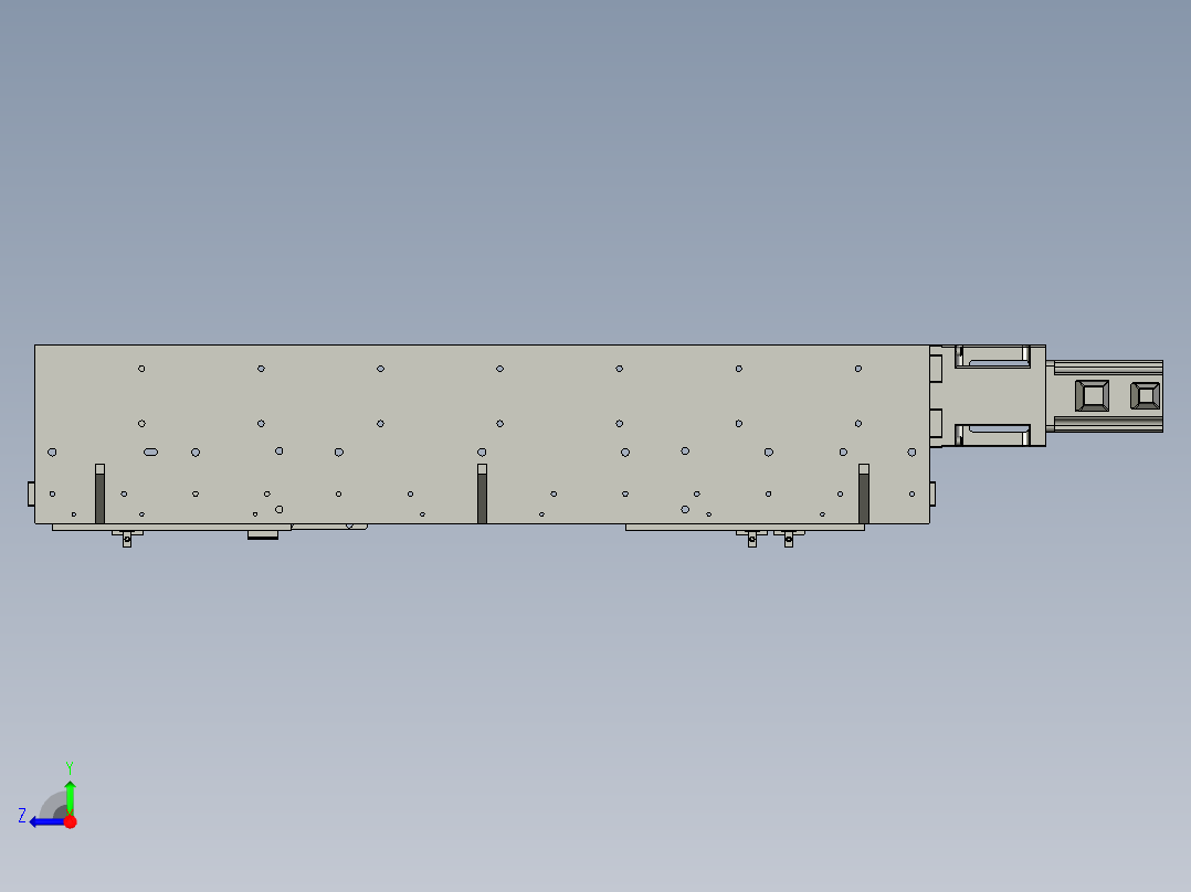 F01AE00021-D30400横移机构右视图