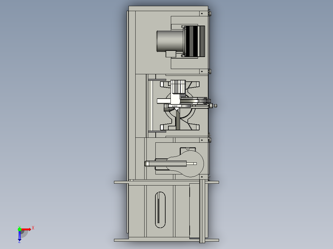 自制小型多用途木工工作台俯视图