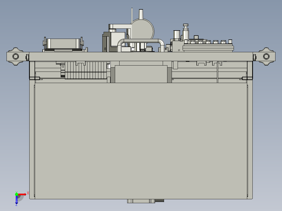 空气间隙的测量工装俯视图