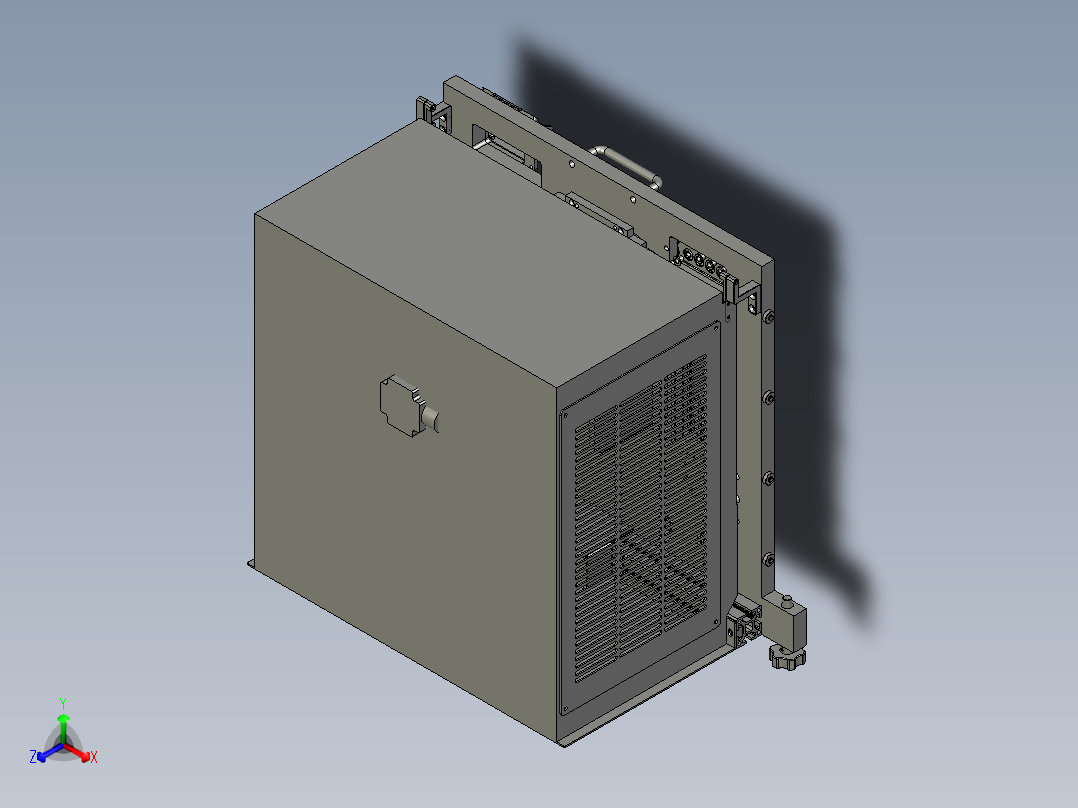 空气间隙的测量工装正等轴测图