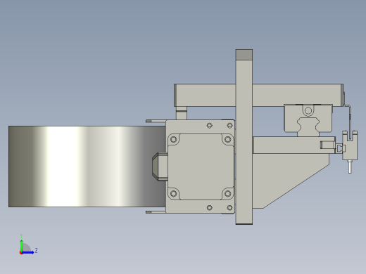 取膜横移底座左视缩略图