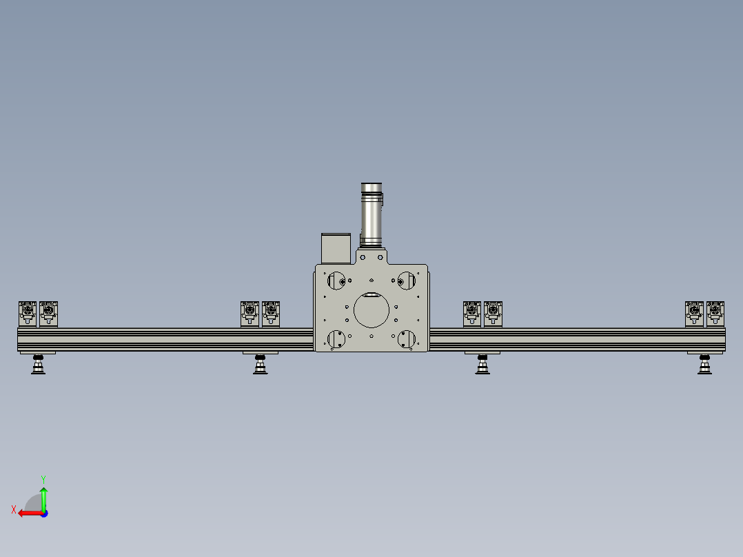 BLXDLDXA2103-04横移机械手组件OM后视图