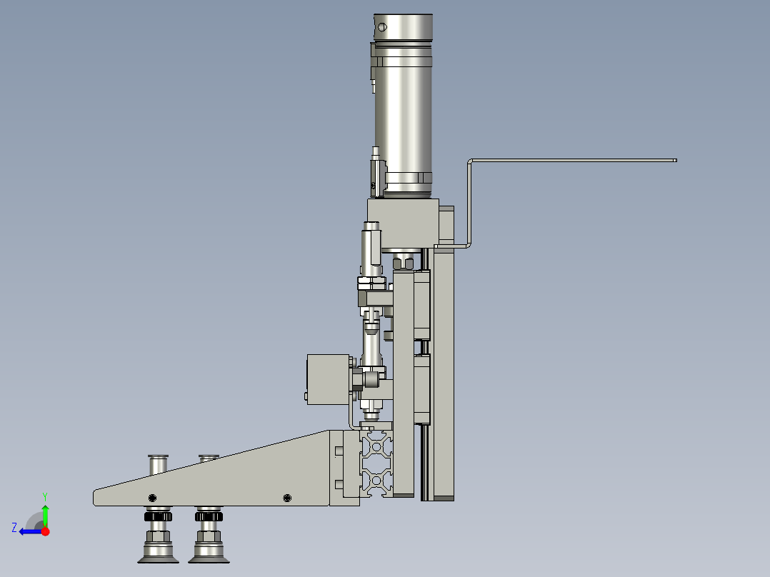BLXDLDXA2103-04横移机械手组件OM右视图