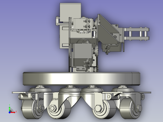 羽毛球自动捡球码球全转向机器人前视缩略图