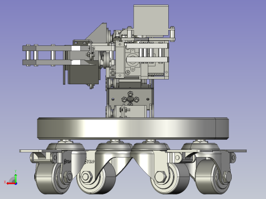 羽毛球自动捡球码球全转向机器人后视缩略图
