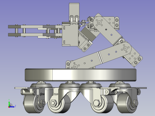 羽毛球自动捡球码球全转向机器人左视缩略图