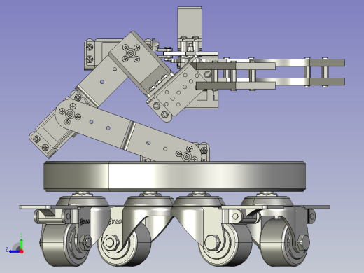 羽毛球自动捡球码球全转向机器人右视缩略图