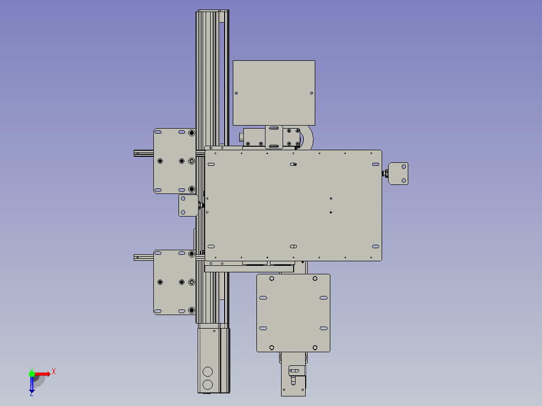 上齿轮上料总成上齿轮俯视图