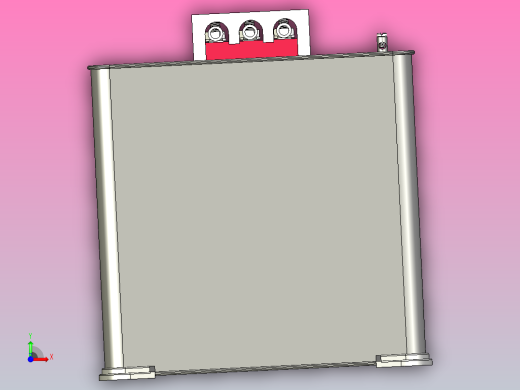 BKMJ(0.4～0.48)-35～45kvar-3自愈式低电压并联电容器三维模型202202前视缩略图