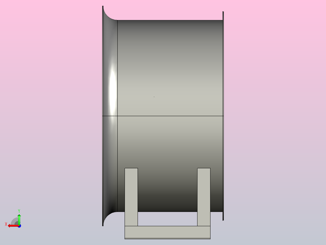 T35、BT25No3.13-7.1A轴流通风机[T35(A)系列低噪声轴流风机-5A]后视图