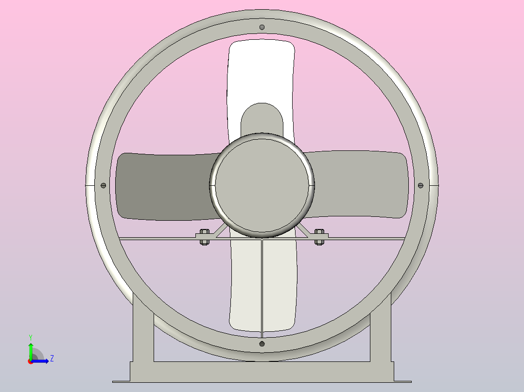 T35、BT25No3.13-7.1A轴流通风机[T35(A)系列低噪声轴流风机-5A]左视图