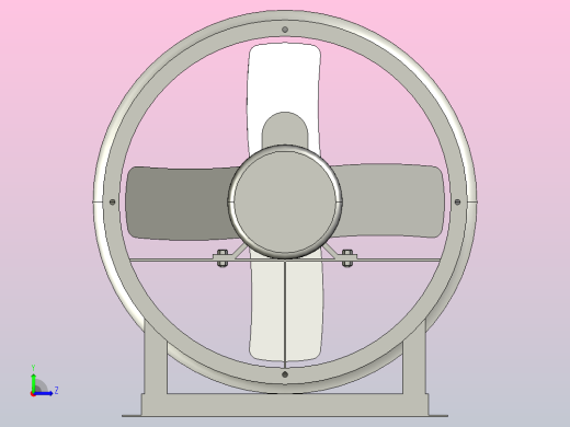 T35、BT25No3.13-7.1A轴流通风机[T35(A)系列低噪声轴流风机-5A]左视缩略图