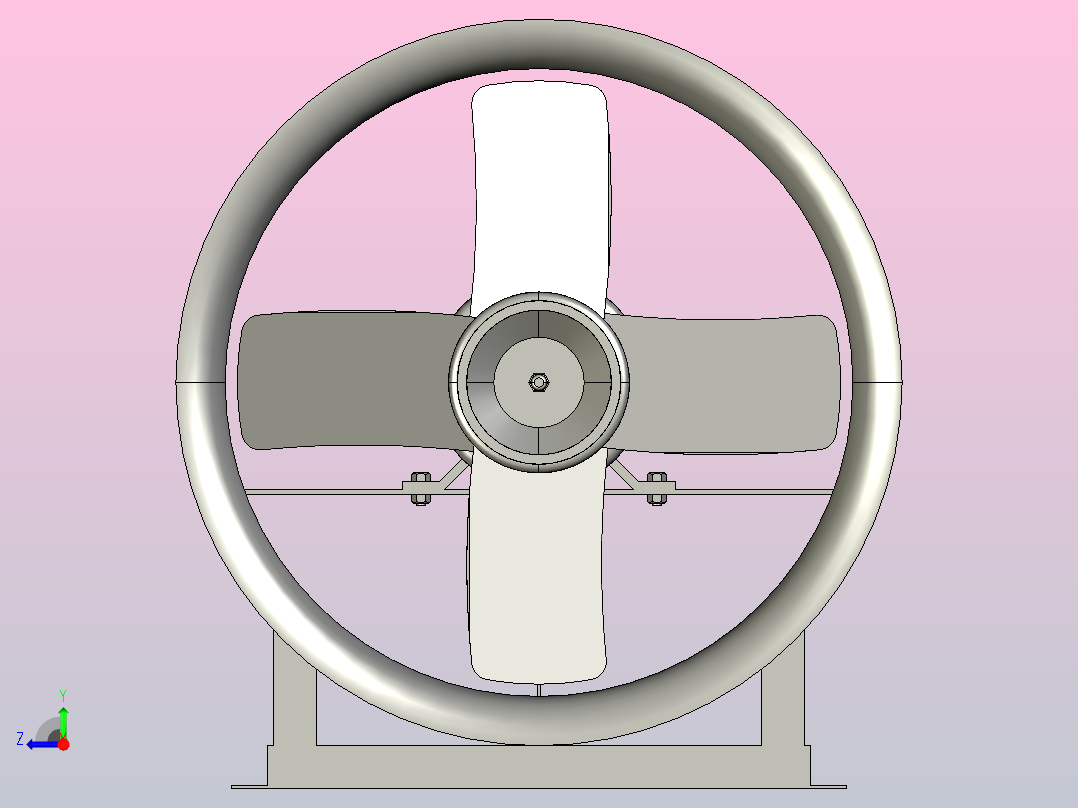 T35、BT25No3.13-7.1A轴流通风机[T35(A)系列低噪声轴流风机-5A]右视图