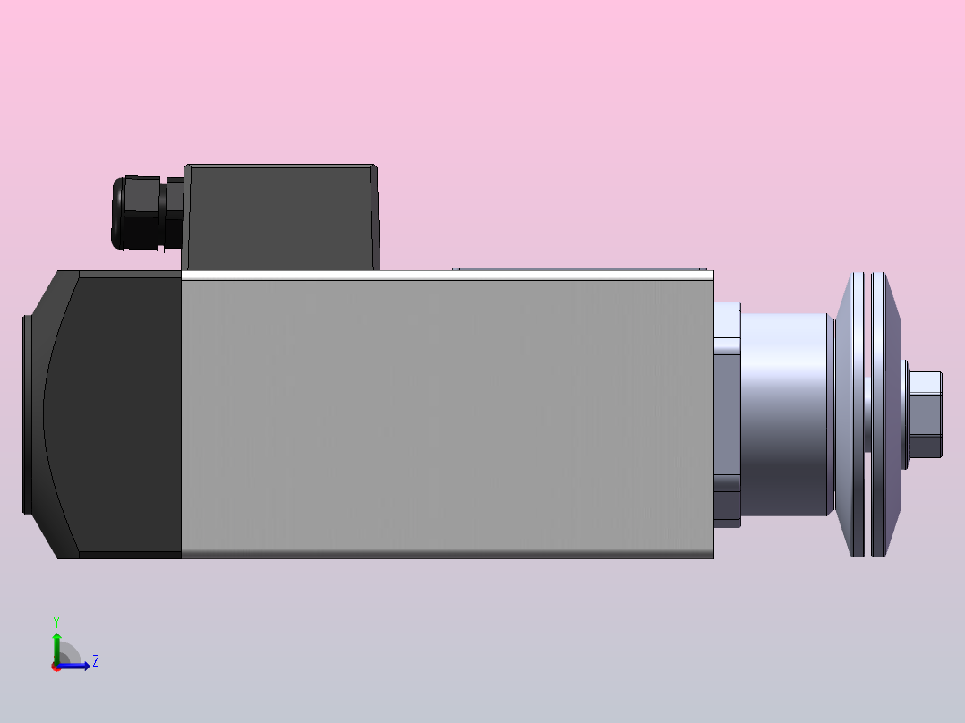 JTH3542B-SCF22 精密锯切电机[JTH3542B-S12P1.50-SCF22]左视图