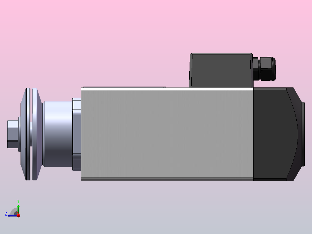 JTH3542B-SCF22 精密锯切电机[JTH3542B-S12P1.50-SCF22]右视图