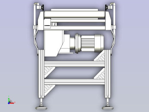 铝型材辊道输送机前视缩略图