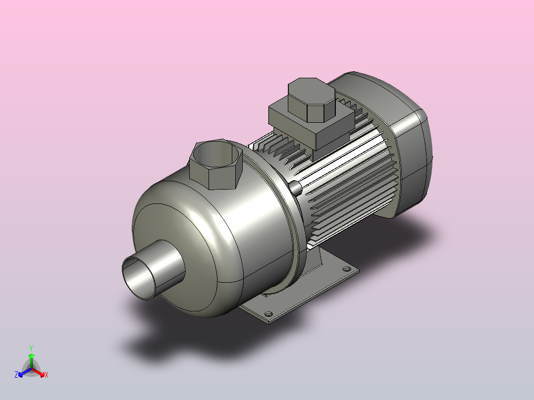CMF系列卧式多级离心泵[CMF16-20]主视图