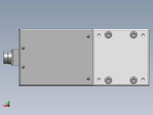 内嵌式电缸 GTY12-2000W伺服[GTY12-L10-300-BR-P2000W-C2-P]松下电机后视缩略图