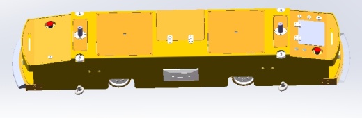 双驱双向潜伏牵引式AGV(牵引1吨料车)缩略图