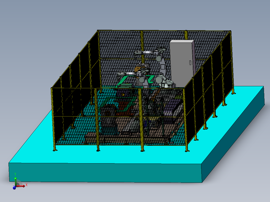 B3252-双机器人焊接工作站