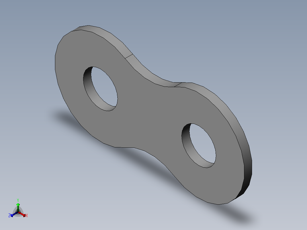 滚子链正等轴测图