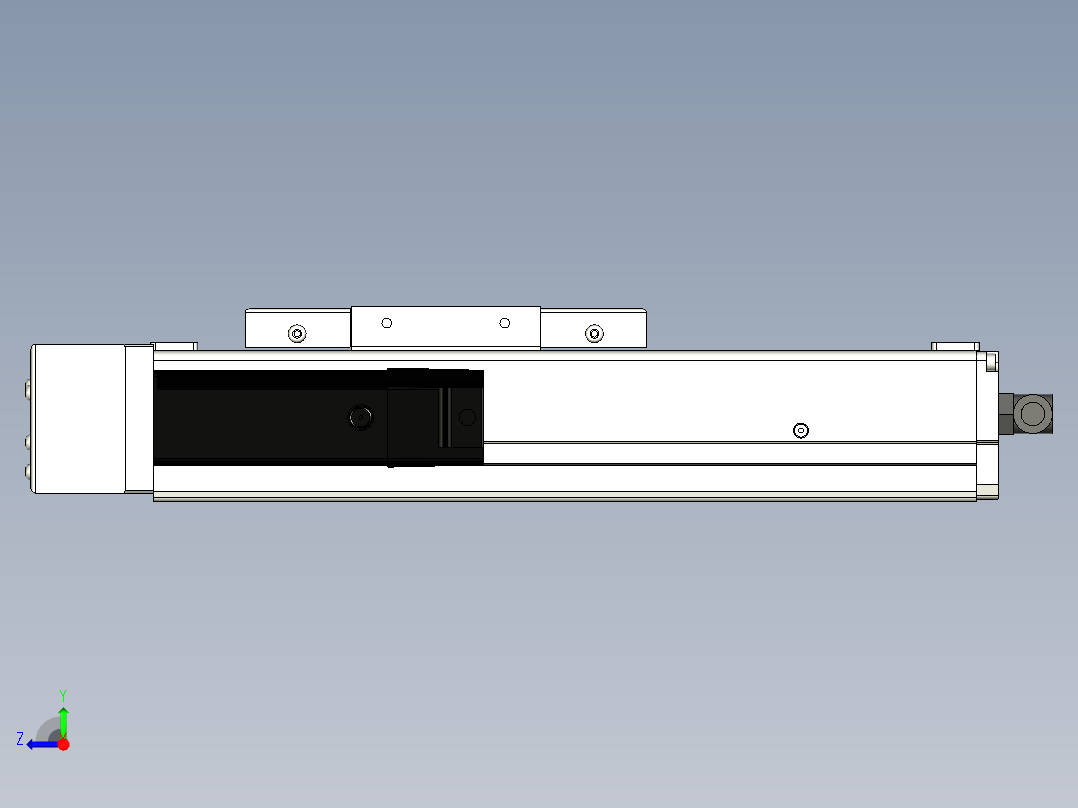 Toyo东佑达直线模组-ECH12-100-BL-100W+煞車右视图
