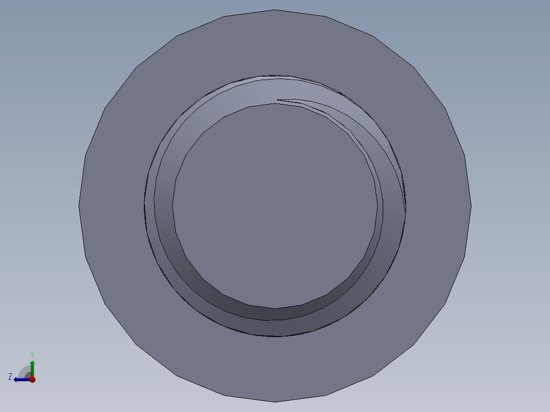 粗螺纹 SHCS 螺钉-SHCS 0.5.x13x5.SLDPRT右视图