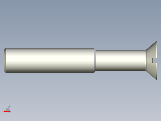 沉头螺钉-Screw_-M16-L100_60-25-3x3-40_-Countersunk_head.stp后视缩略图