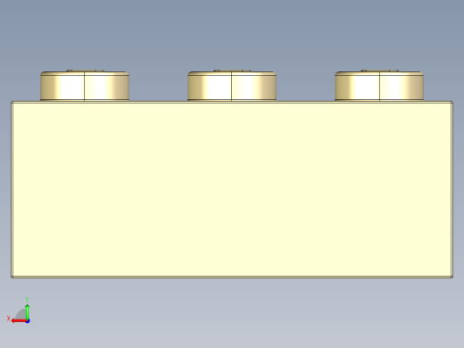 乐高套装 4421基本积木-4159739 - 3002 Brick Yellow - Tan Brick 2 x 3.STEP后视缩略图