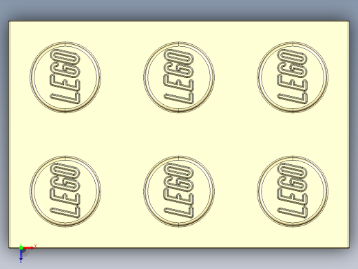 乐高套装 4421基本积木-4159739 - 3002 Brick Yellow - Tan Brick 2 x 3.STEP俯视缩略图