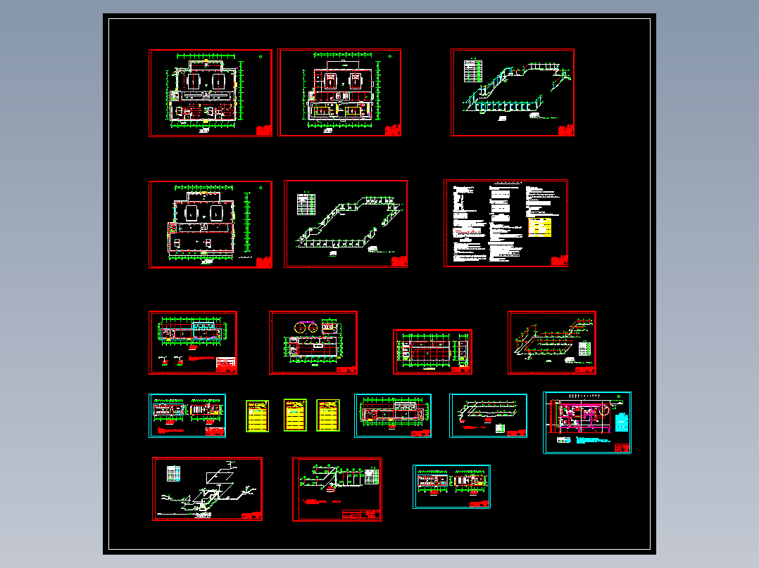 某热电厂供暖通风全套图