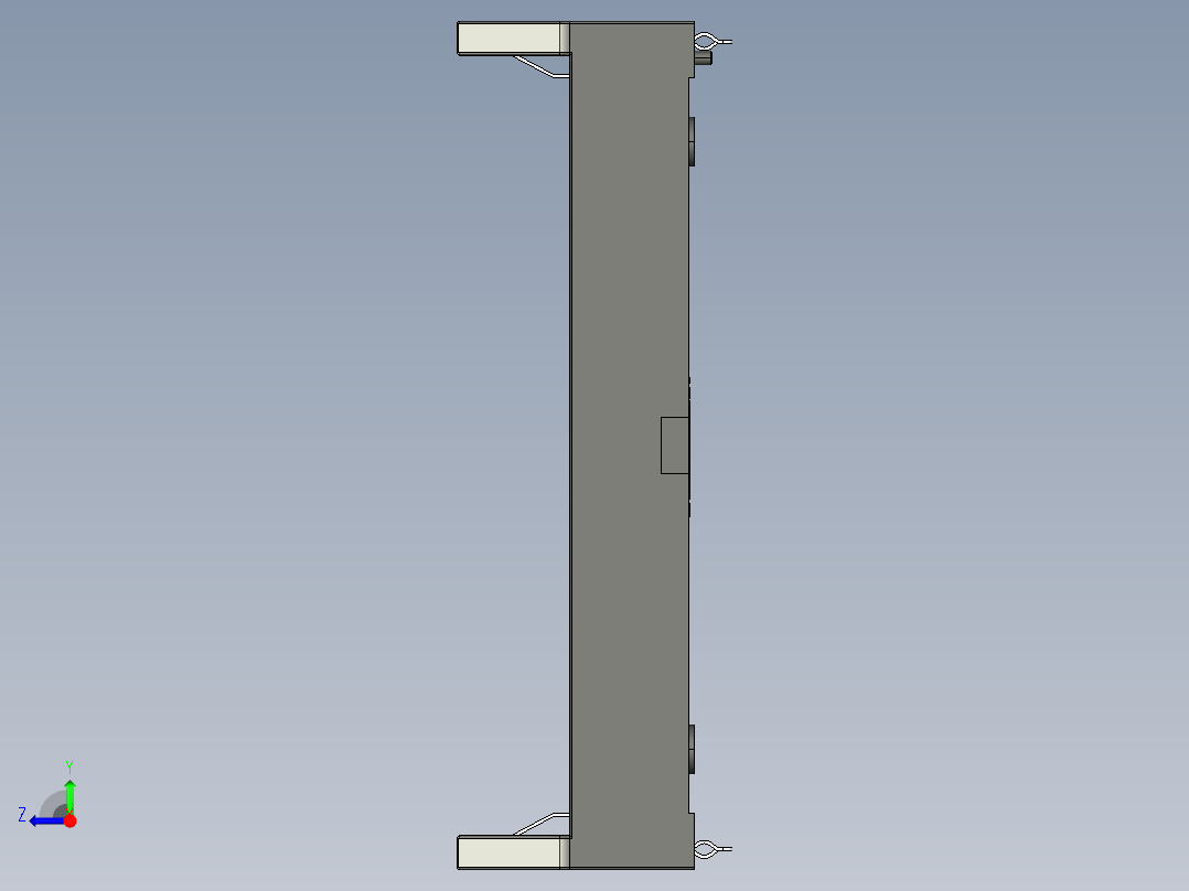 18650电池座6右视图