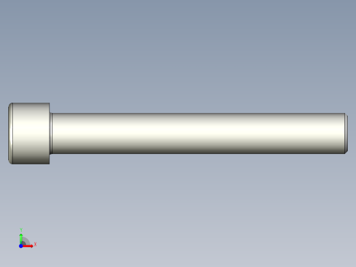 螺钉-DIN_912-M22x160.stp前视缩略图