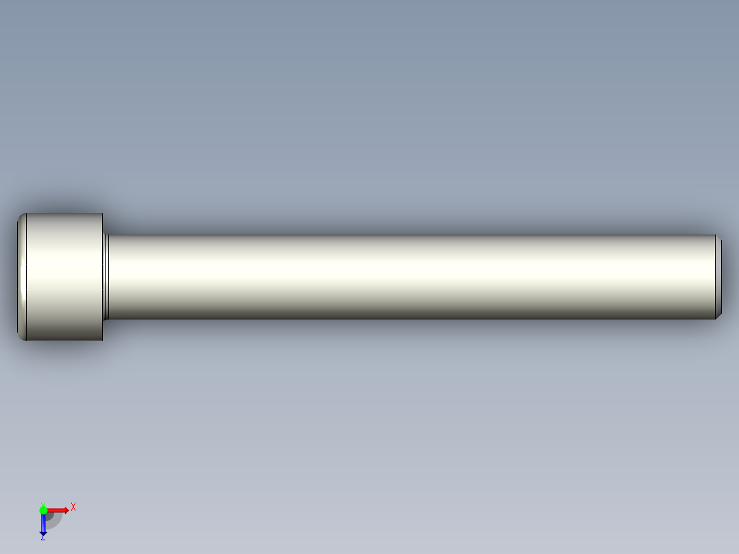 螺钉-DIN_912-M22x160.stp俯视图