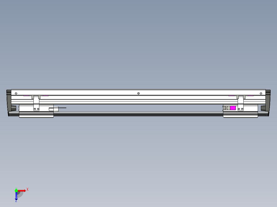 威洛博VL系列3d模型模组2VL17E1Y-S500俯视图