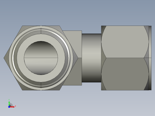 卡套式工业通用硬管接头12_cc5bu-s前视缩略图