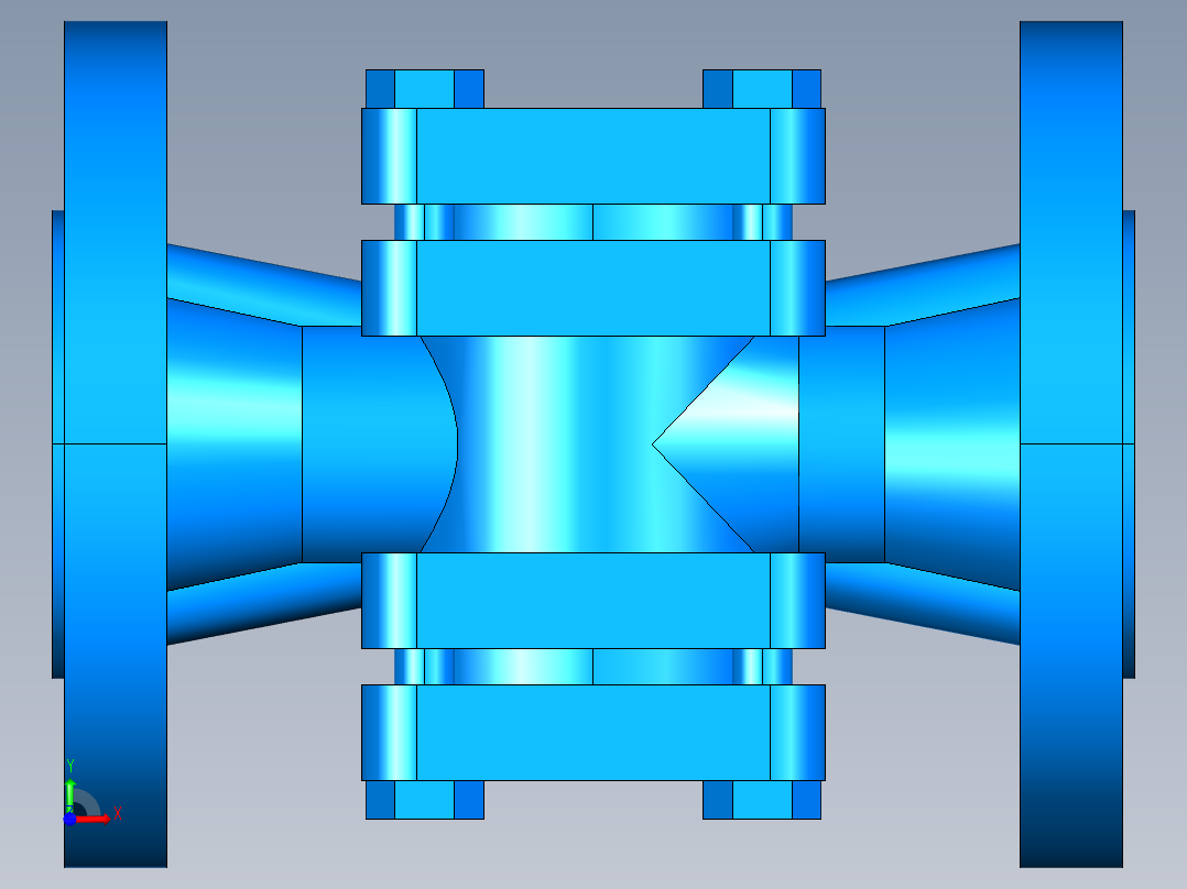 阀门模型-DN32___前视图