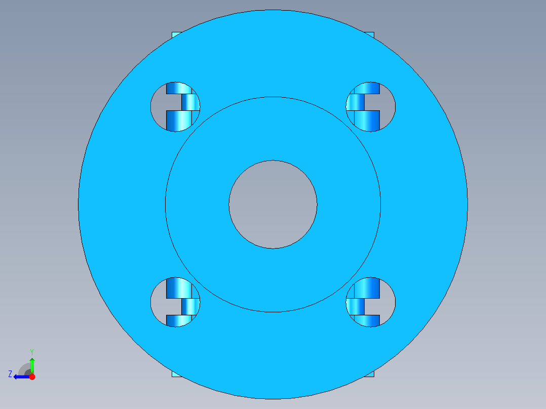 阀门模型-DN32___右视图