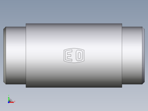 卡套式工业通用硬管接头EO_Weld_bulkhead_fitting_ESV28LX前视缩略图