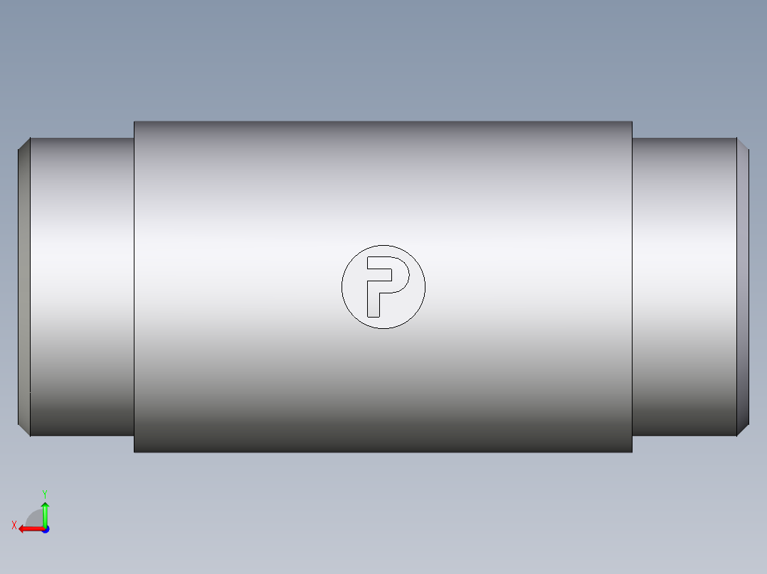 卡套式工业通用硬管接头EO_Weld_bulkhead_fitting_ESV28LX后视图